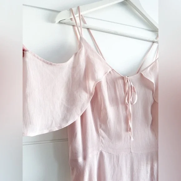 Cynthia Steffe - Blush Off the Shoulder A-Line Dress - Size 8 - Picture 5 of 13